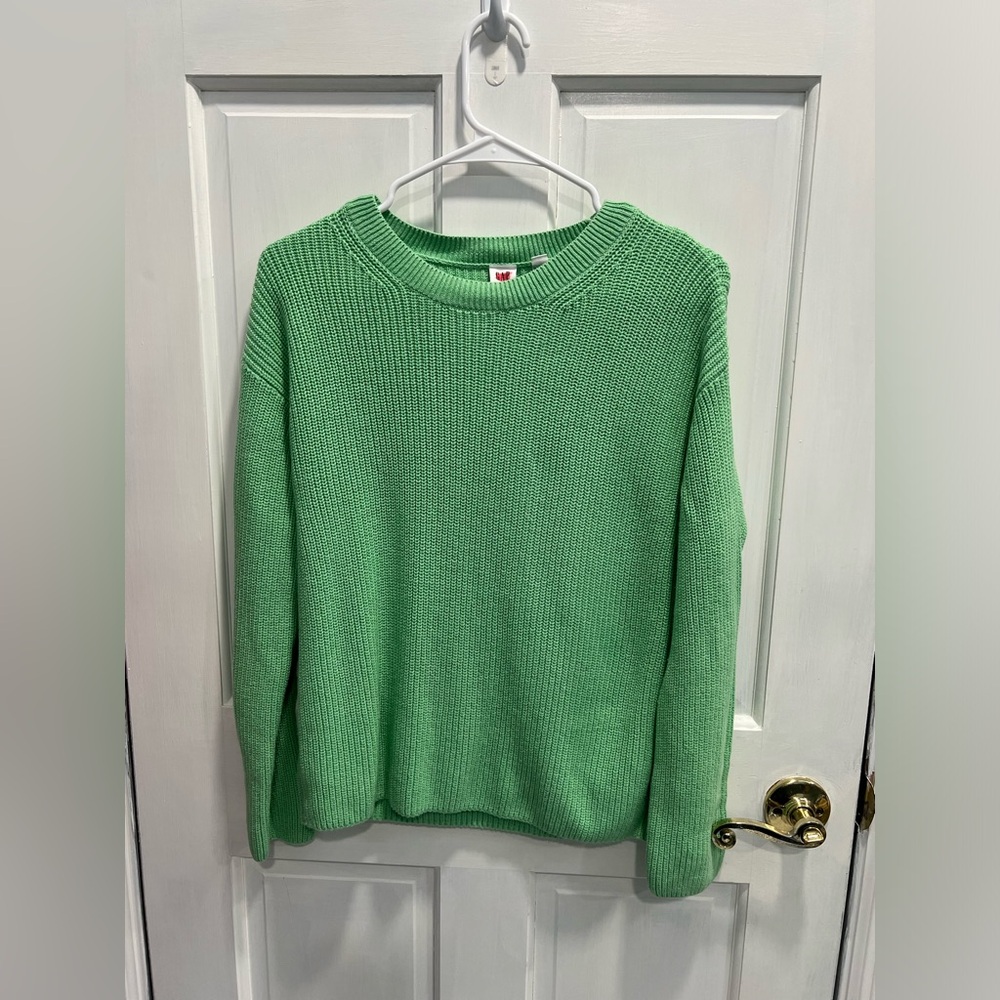 GAP Green Crew Round Neck Heavy Thick Long Sleeve Sweater SIZE XS Pre Loved